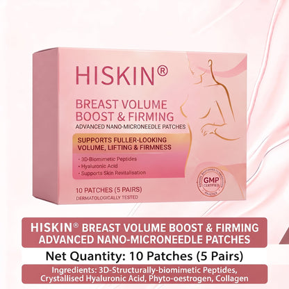 👩‍⚕️ Breast Firming & Fuller-Looking Curves HISKIN® — Advanced Nano-Microneedle Patch for Targeted Care