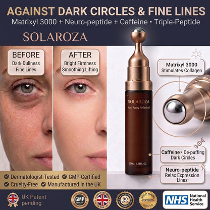 🔥New & Upgraded: Solaroza® 360° Ice-Cool Roller — Visibly reduces dark circles, puffiness, and fine lines in 7 days. Powered by Matrixyl 3000, Neuro-peptides, and Caffeine.