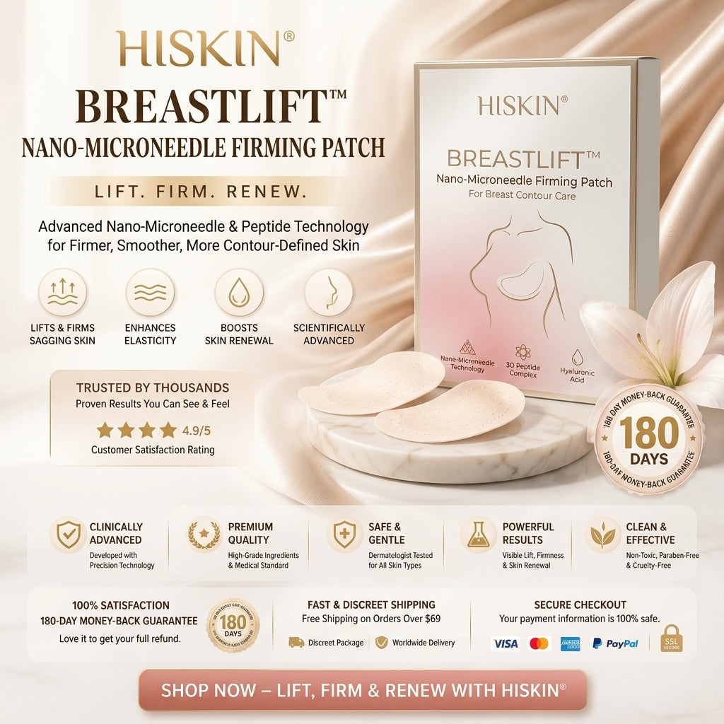 👩‍⚕️ Breast Firming & Fuller-Looking Curves HISKIN® — Advanced Nano-Microneedle Patch for Targeted Care -1